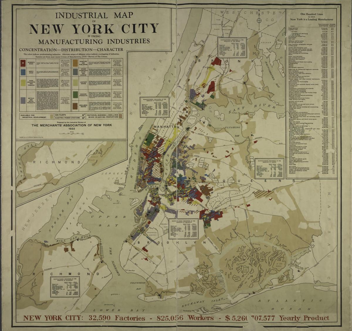 mapa da Cidade de Nova York 1900