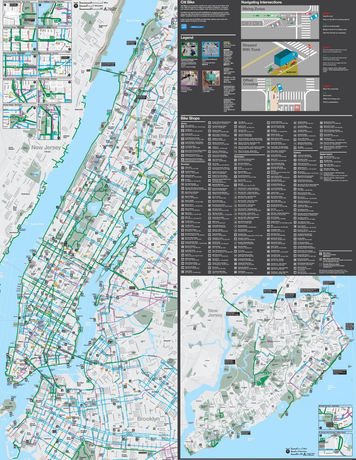Nova York moto mapa