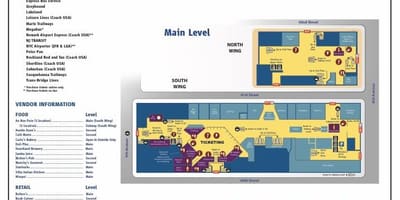 Mapa da autoridade portuária de nova YORK