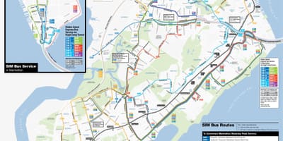 MTA ônibus expresso mapa