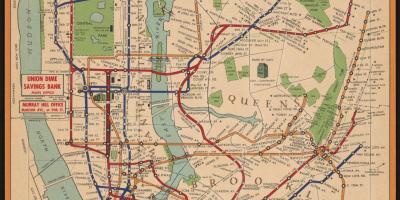 Idade do metrô de Nova York mapa
